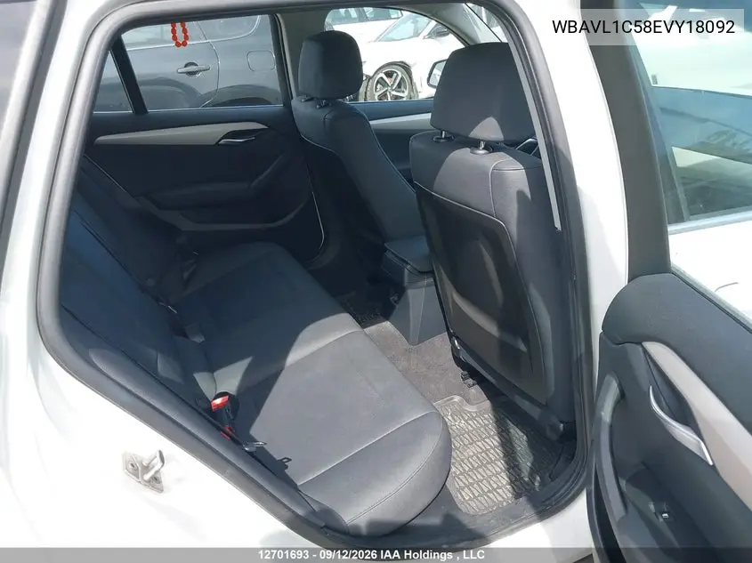 2014 BMW X1 VIN WBAVL1C58EVY18092 — фото 8