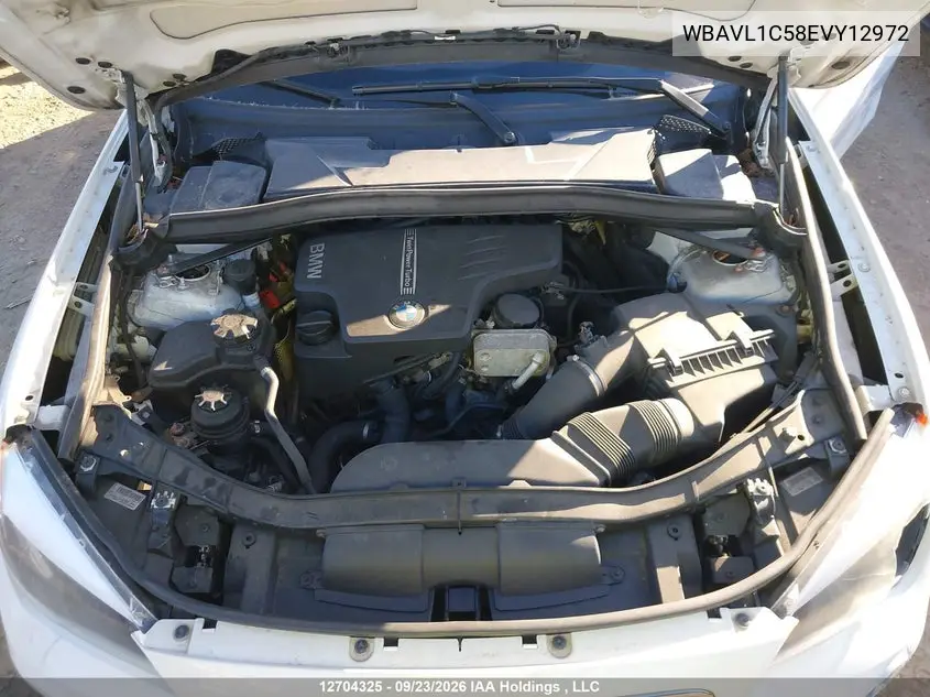 2014 BMW X1 VIN WBAVL1C58EVY12972 — фото 10