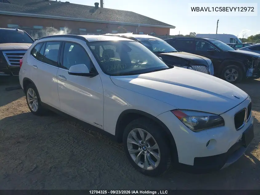 2014 BMW X1 VIN WBAVL1C58EVY12972 — фото 14