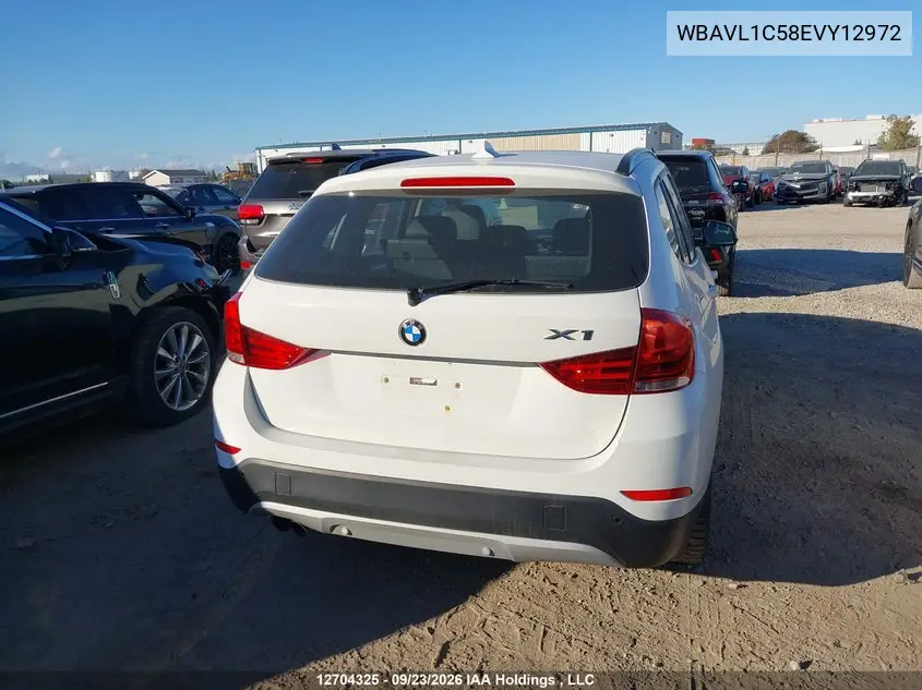 2014 BMW X1 VIN WBAVL1C58EVY12972 — фото 17