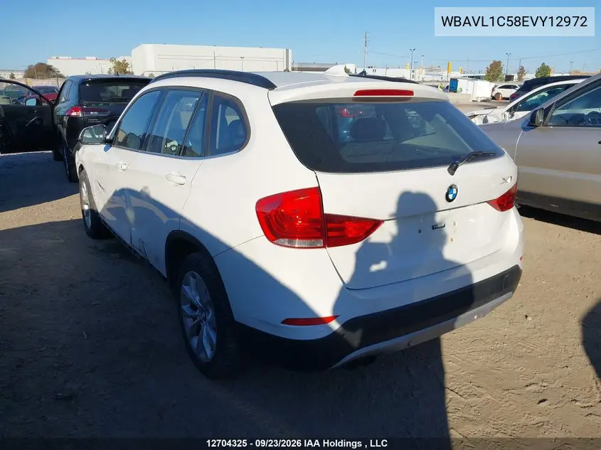 2014 BMW X1 VIN WBAVL1C58EVY12972 — фото 3