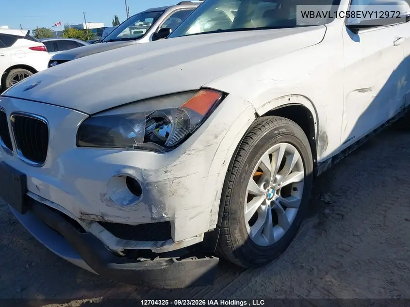 2014 BMW X1 VIN WBAVL1C58EVY12972 — фото 6