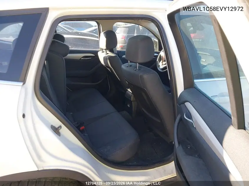 2014 BMW X1 VIN WBAVL1C58EVY12972 — фото 8
