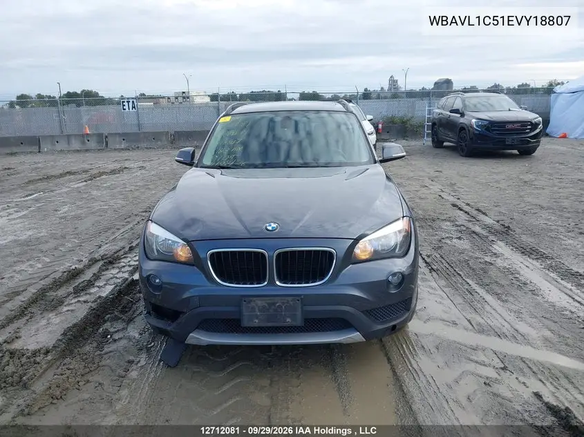 2014 BMW X1 VIN WBAVL1C51EVY18807 — фото 12