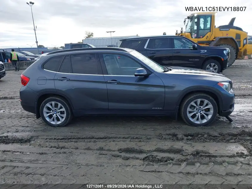 2014 BMW X1 VIN WBAVL1C51EVY18807 — фото 13