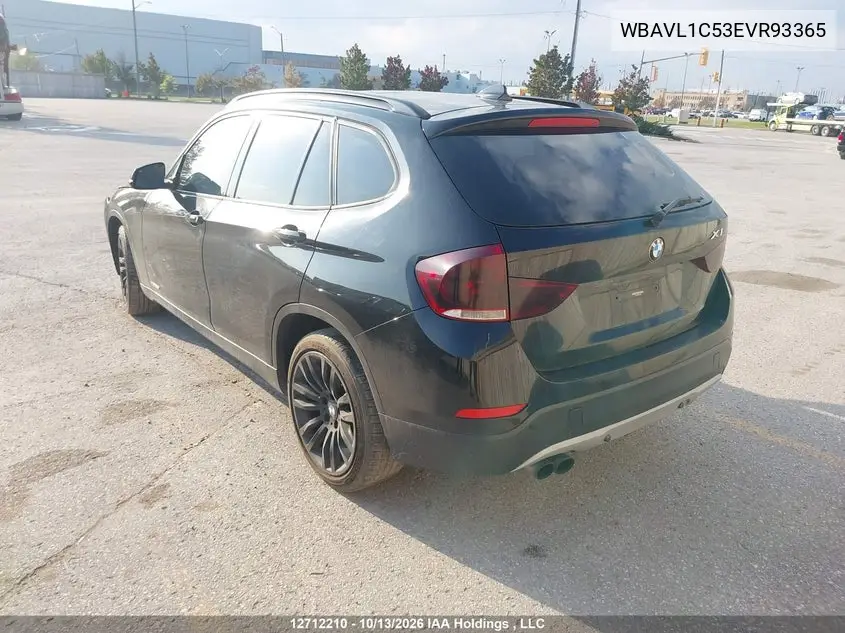 2014 BMW X1 VIN WBAVL1C53EVR93365 — фото 3