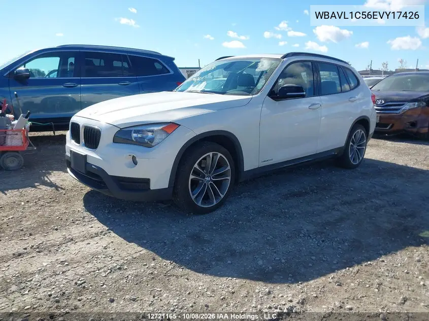 2014 BMW X1 VIN WBAVL1C56EVY17426 — фото 2