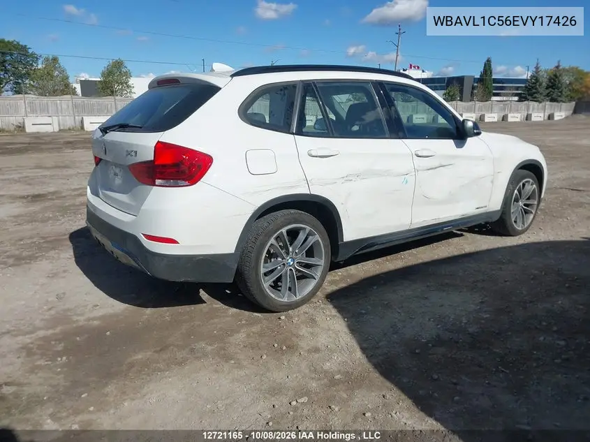 2014 BMW X1 VIN WBAVL1C56EVY17426 — фото 4