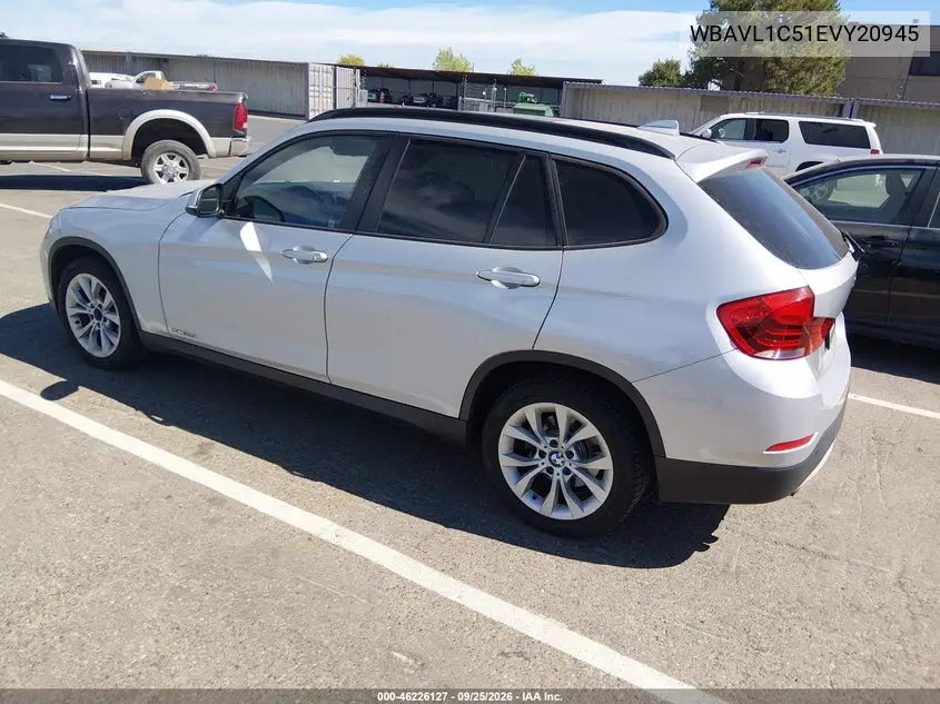 2014 BMW X1 VIN WBAVL1C51EVY20945 — фото 3
