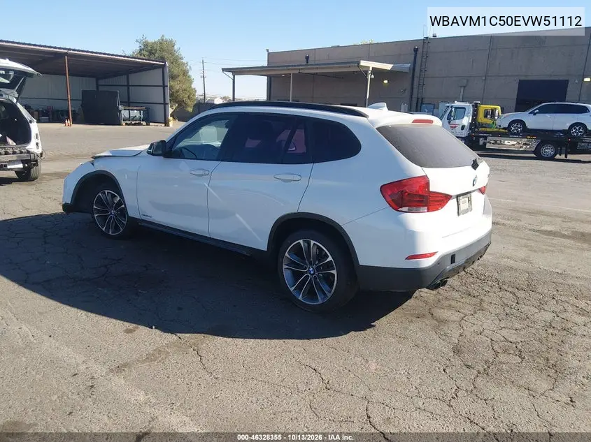 2014 BMW X1 VIN WBAVM1C50EVW51112 — фото 3