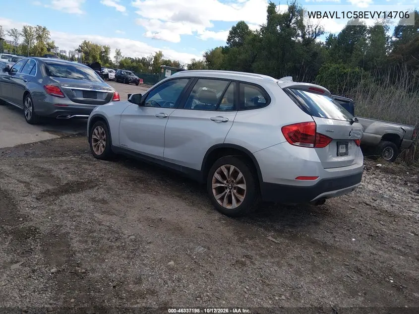 2014 BMW X1 VIN WBAVL1C58EVY14706 — фото 3