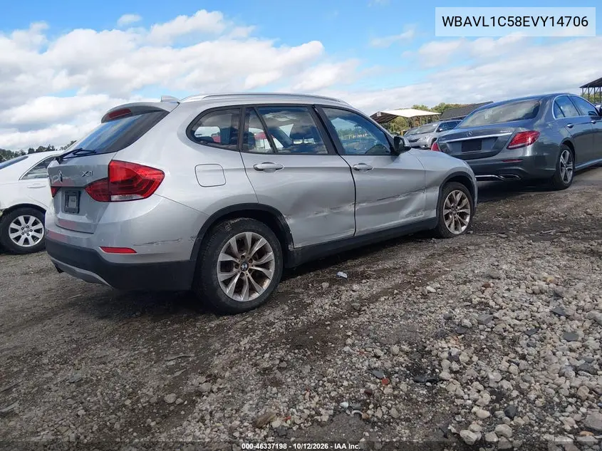 2014 BMW X1 VIN WBAVL1C58EVY14706 — фото 4