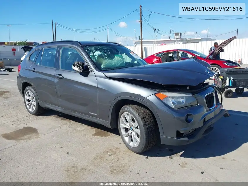 BMW X1 2014, VIN WBAVL1C59EVY21616
