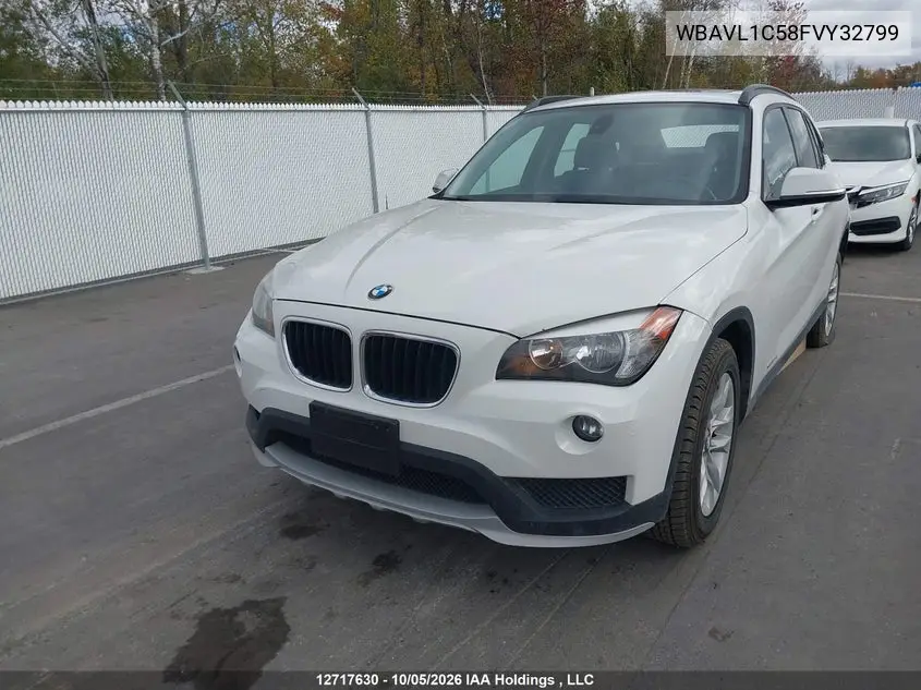 2015 BMW X1 VIN WBAVL1C58FVY32799 — фото 2