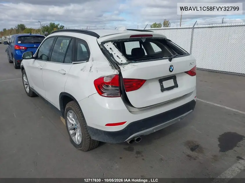 2015 BMW X1 VIN WBAVL1C58FVY32799 — фото 3