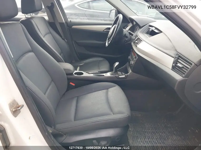 2015 BMW X1 VIN WBAVL1C58FVY32799 — фото 5