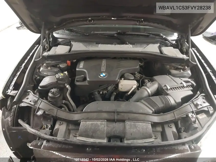 2015 BMW X1 VIN WBAVL1C53FVY28238 — фото 10
