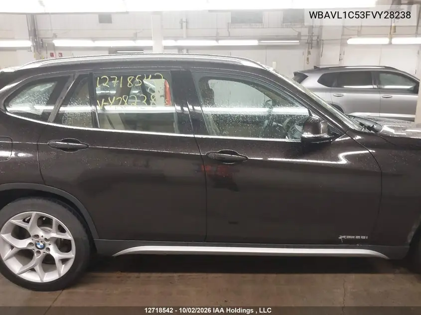 2015 BMW X1 VIN WBAVL1C53FVY28238 — фото 14