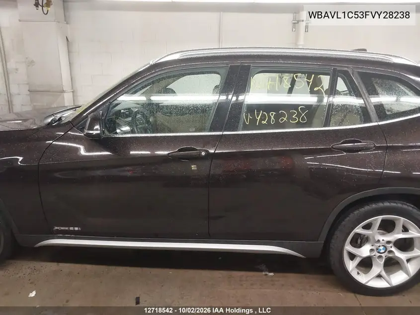 2015 BMW X1 VIN WBAVL1C53FVY28238 — фото 15