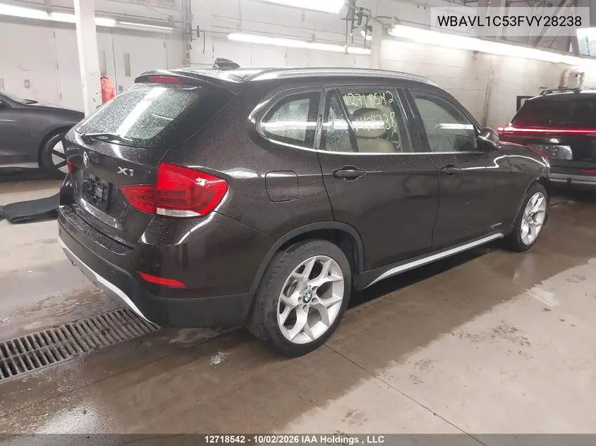2015 BMW X1 VIN WBAVL1C53FVY28238 — фото 4
