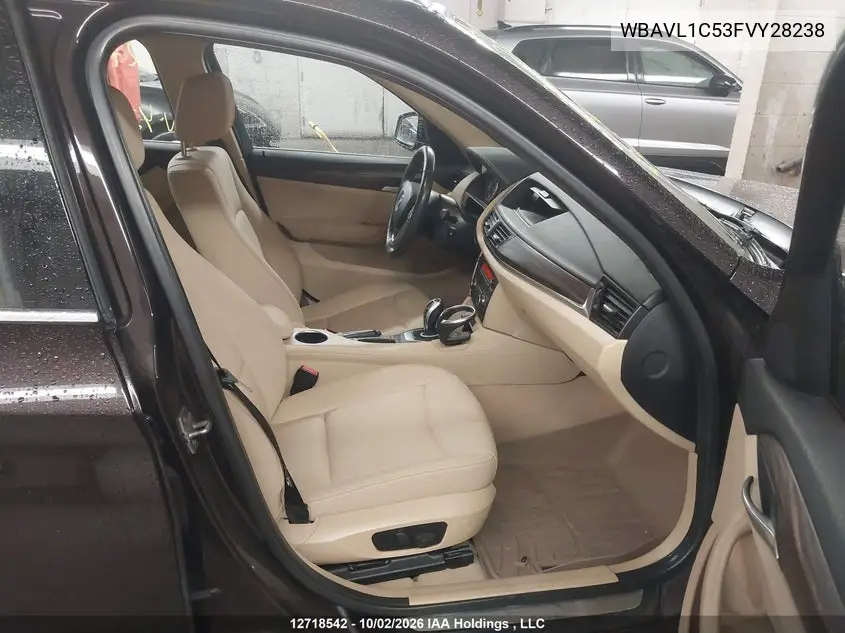 2015 BMW X1 VIN WBAVL1C53FVY28238 — фото 5