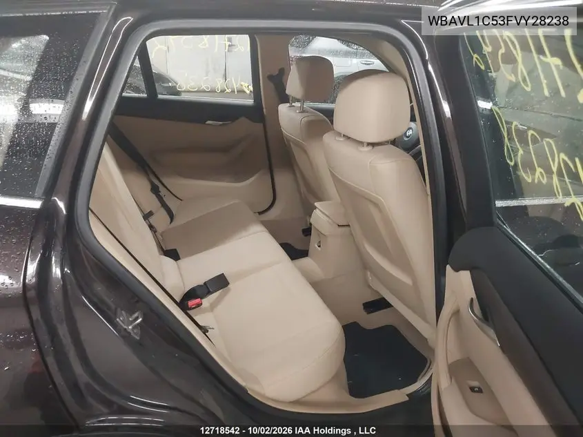 2015 BMW X1 VIN WBAVL1C53FVY28238 — фото 8