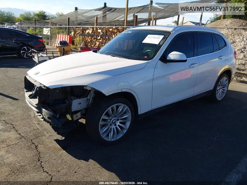 2015 BMW X1 VIN WBAVM1C56FV317992 — фото 2