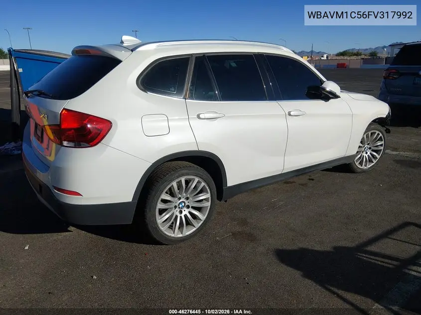 2015 BMW X1 VIN WBAVM1C56FV317992 — фото 4