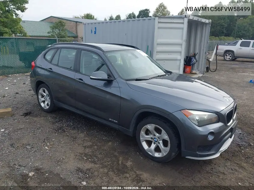 BMW X1 2015, VIN WBAVM1C56FVW58499