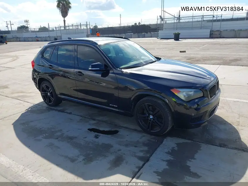 BMW X1 2015, VIN WBAVM1C5XFV318384