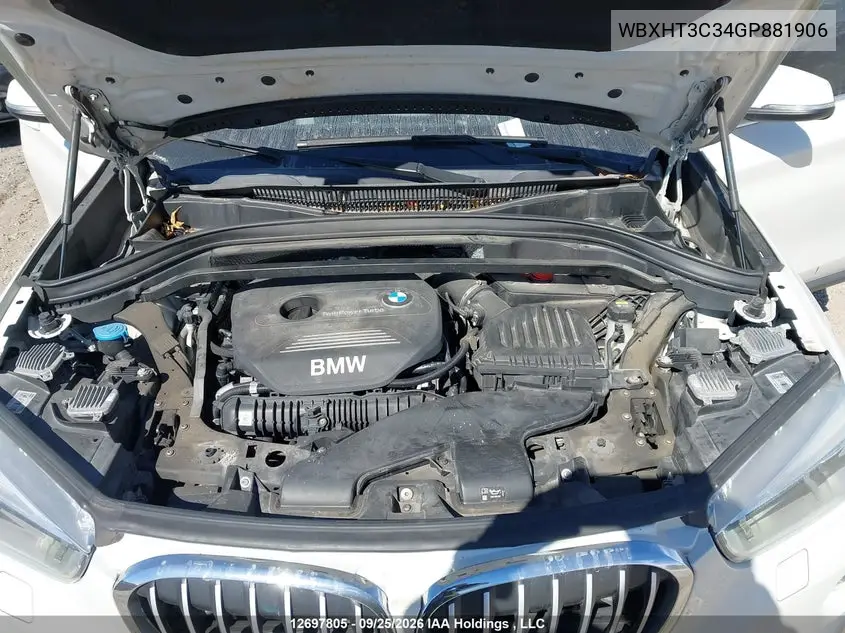 2016 BMW X1 VIN WBXHT3C34GP881906 — фото 10