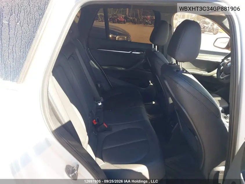 2016 BMW X1 VIN WBXHT3C34GP881906 — фото 8