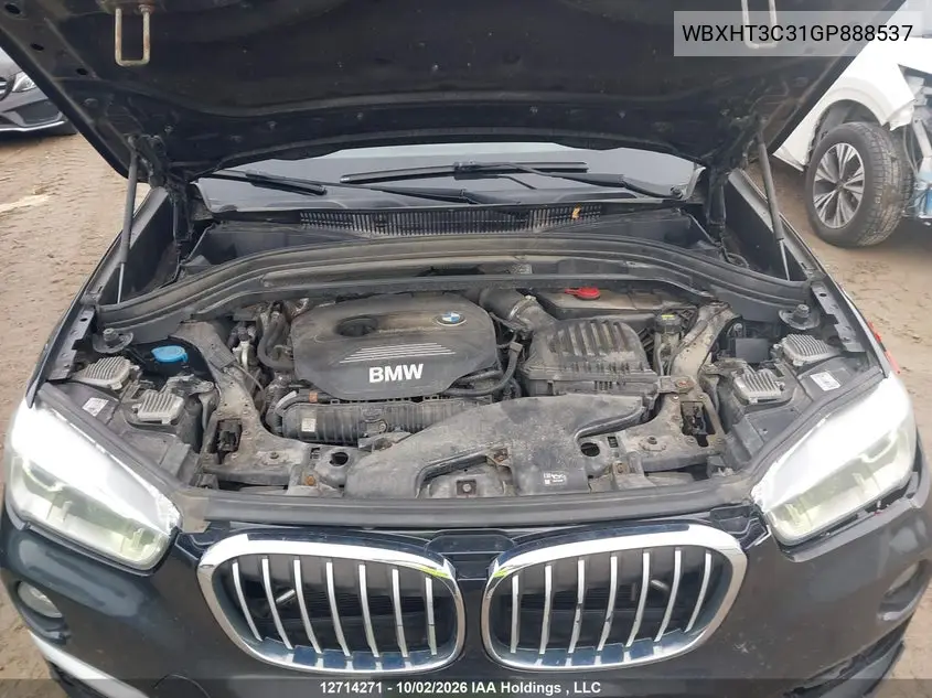 2016 BMW X1 VIN WBXHT3C31GP888537 — фото 10