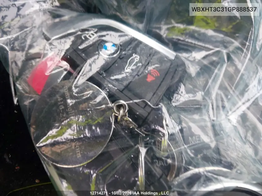 2016 BMW X1 VIN WBXHT3C31GP888537 — фото 11