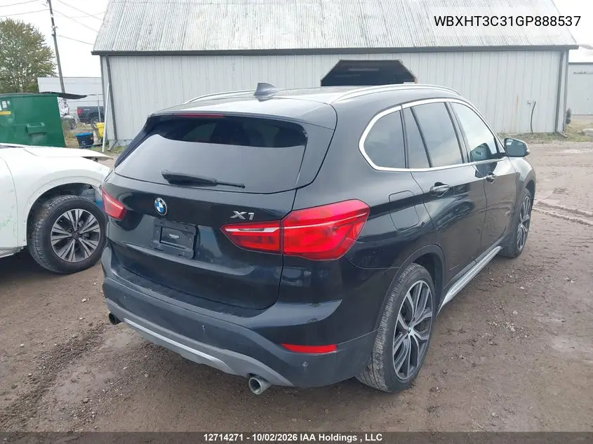 2016 BMW X1 VIN WBXHT3C31GP888537 — фото 4