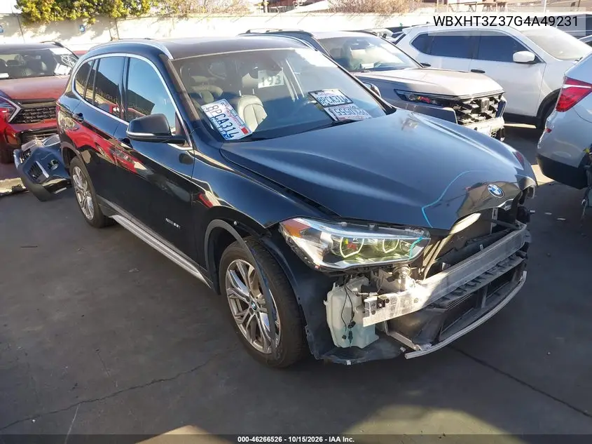 BMW X1 2016, VIN WBXHT3Z37G4A49231