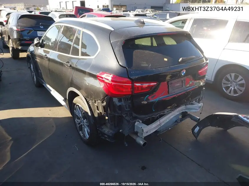 2016 BMW X1 VIN WBXHT3Z37G4A49231 — фото 3