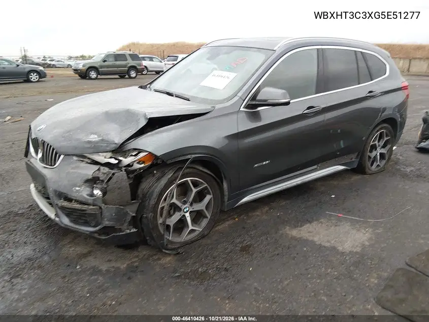 2016 BMW X1 VIN WBXHT3C3XG5E51277 — фото 2