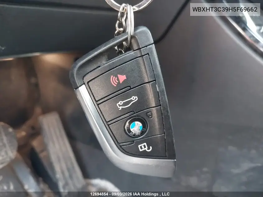 2017 BMW X1 VIN WBXHT3C39H5F69662 — фото 11