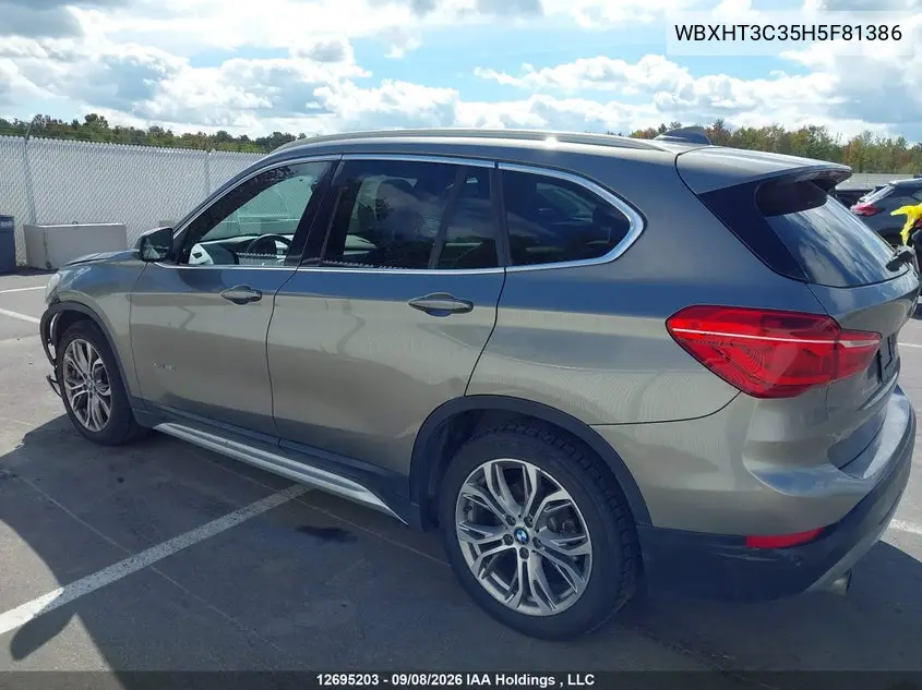 2017 BMW X1 VIN WBXHT3C35H5F81386 — фото 15