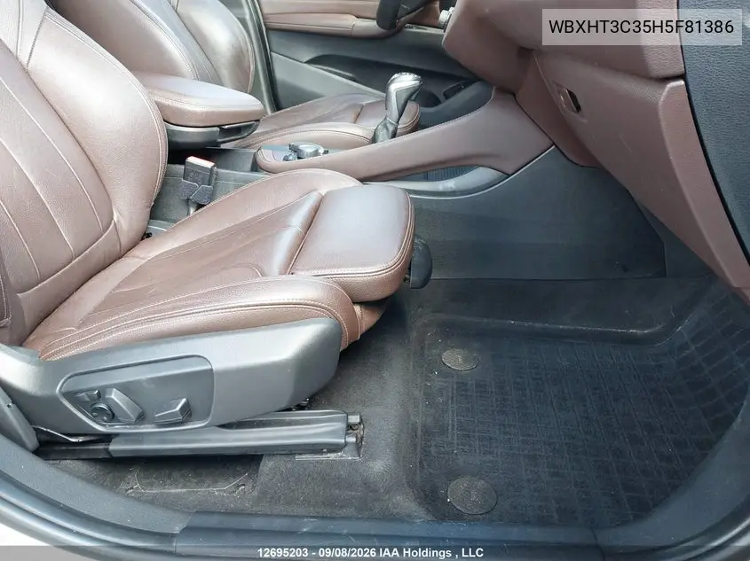 2017 BMW X1 VIN WBXHT3C35H5F81386 — фото 5