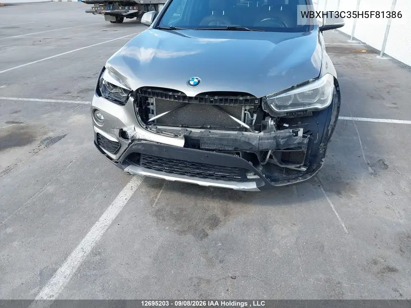 2017 BMW X1 VIN WBXHT3C35H5F81386 — фото 6