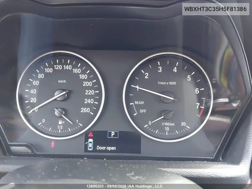2017 BMW X1 VIN WBXHT3C35H5F81386 — фото 7