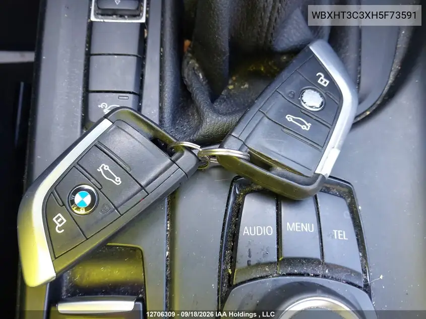 2017 BMW X1 VIN WBXHT3C3XH5F73591 — фото 11