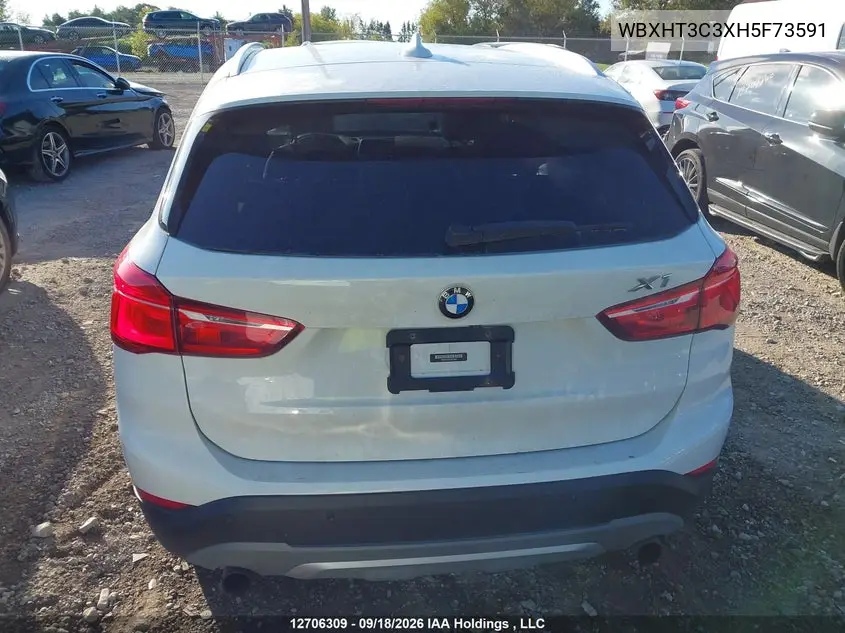 2017 BMW X1 VIN WBXHT3C3XH5F73591 — фото 16