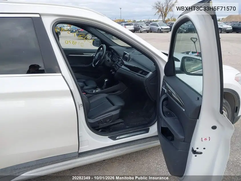 2017 BMW X1 VIN WBXHT3C33H5F71570 — фото 5