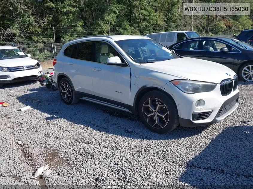 BMW X1 2017, VIN WBXHU7C38H5H35030