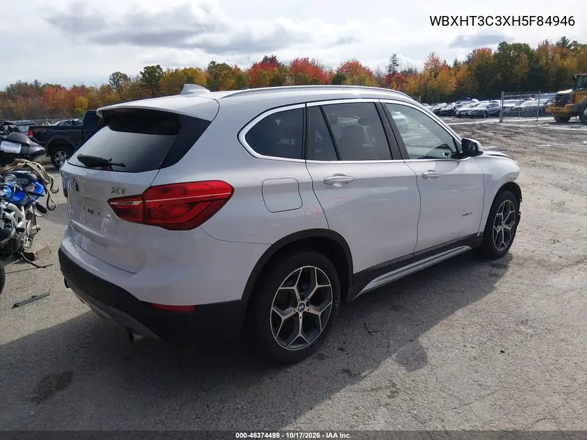 2017 BMW X1 VIN WBXHT3C3XH5F84946 — фото 4