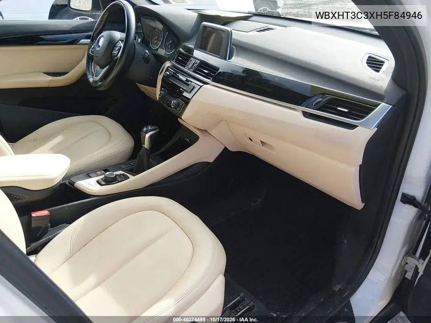 2017 BMW X1 VIN WBXHT3C3XH5F84946 — фото 5