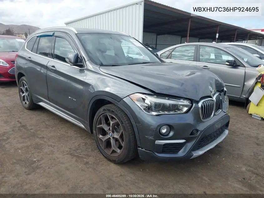 BMW X1 2017, VIN WBXHU7C36HP924695